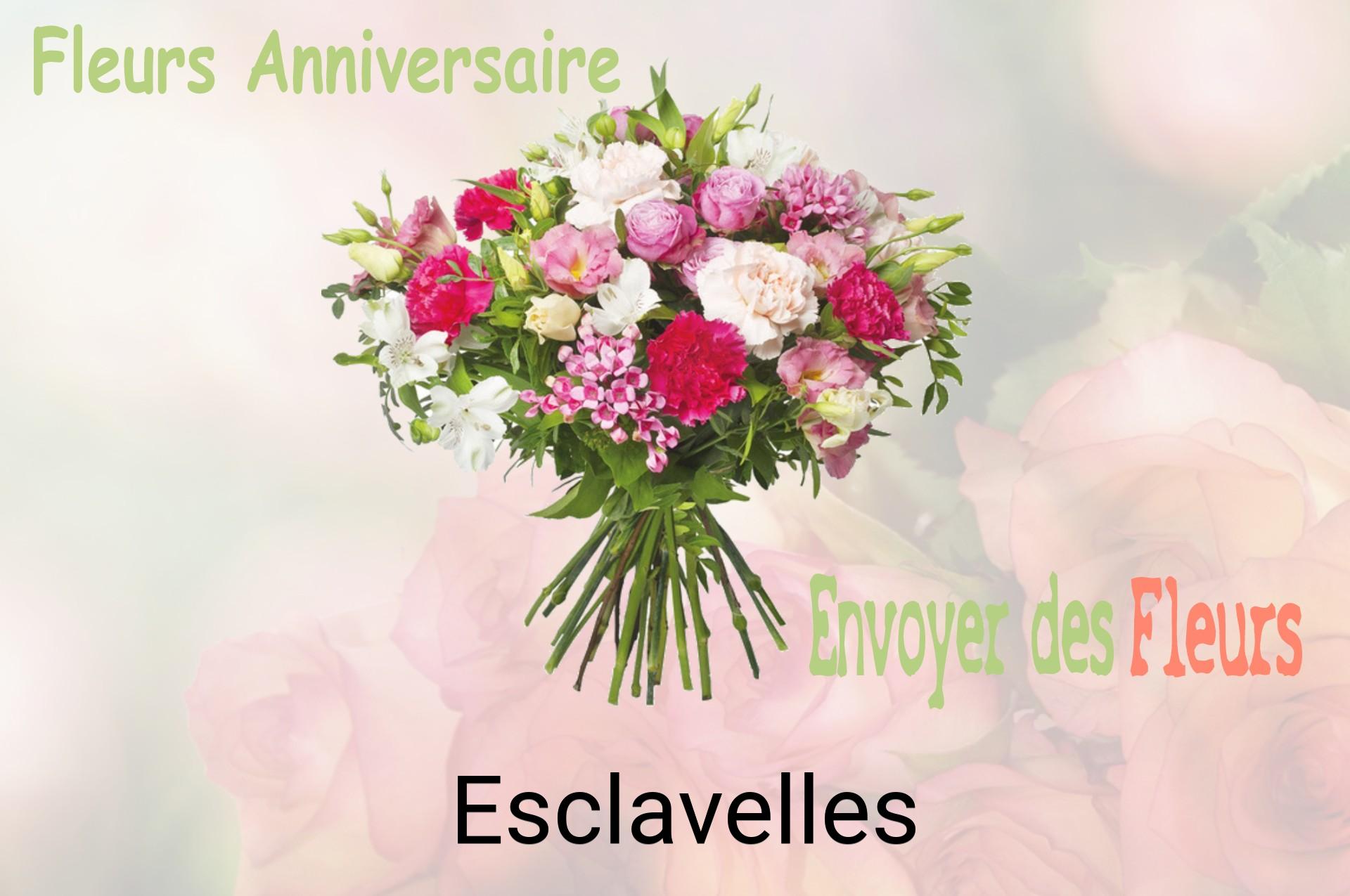 Bouquet de fleurs d’anniversaire livré à Esclavelles